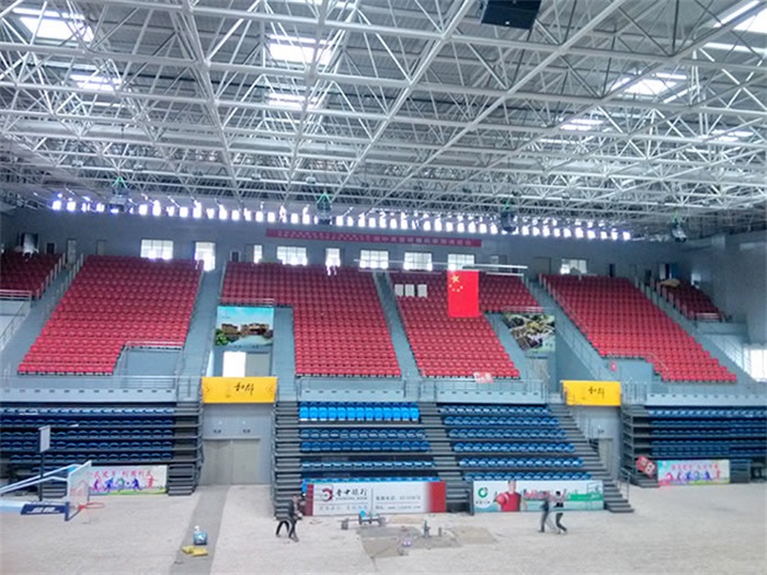 万源电厂体育馆网架加工